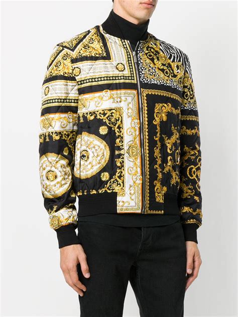 versace jacket homme|Versace bomber jackets for men.